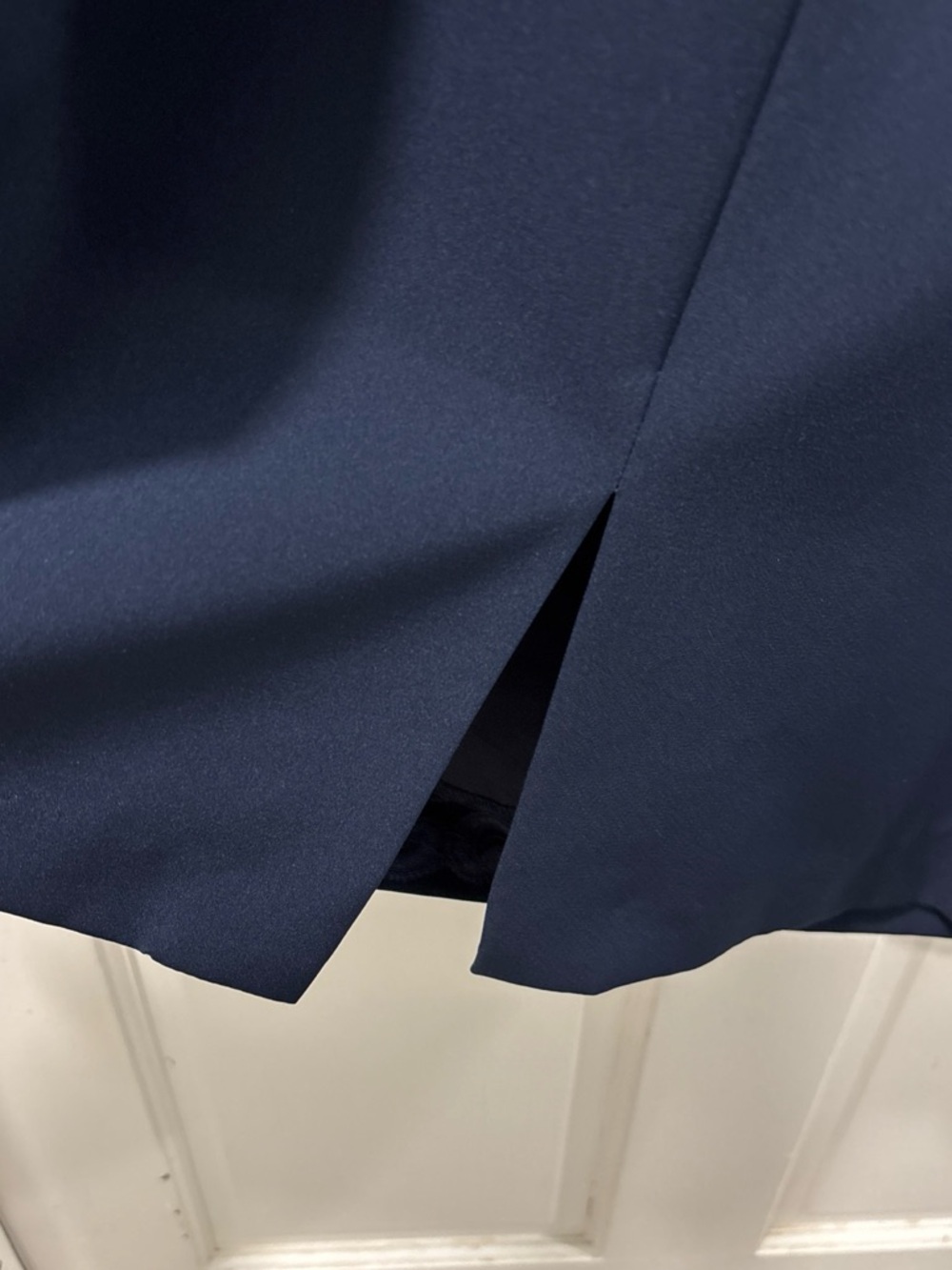 Trina Turk Women’s One Shoulder Ruffle Sheath Dress Size 16 Deep Blue Formal EUC - Picture 7 of 9